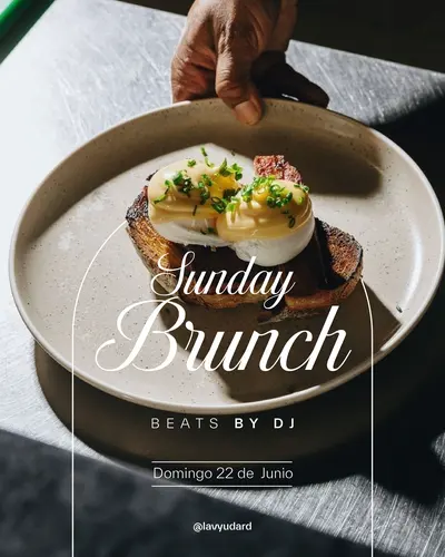 La Vyuda · Pieza de campaña: Sunday Brunch con DJ