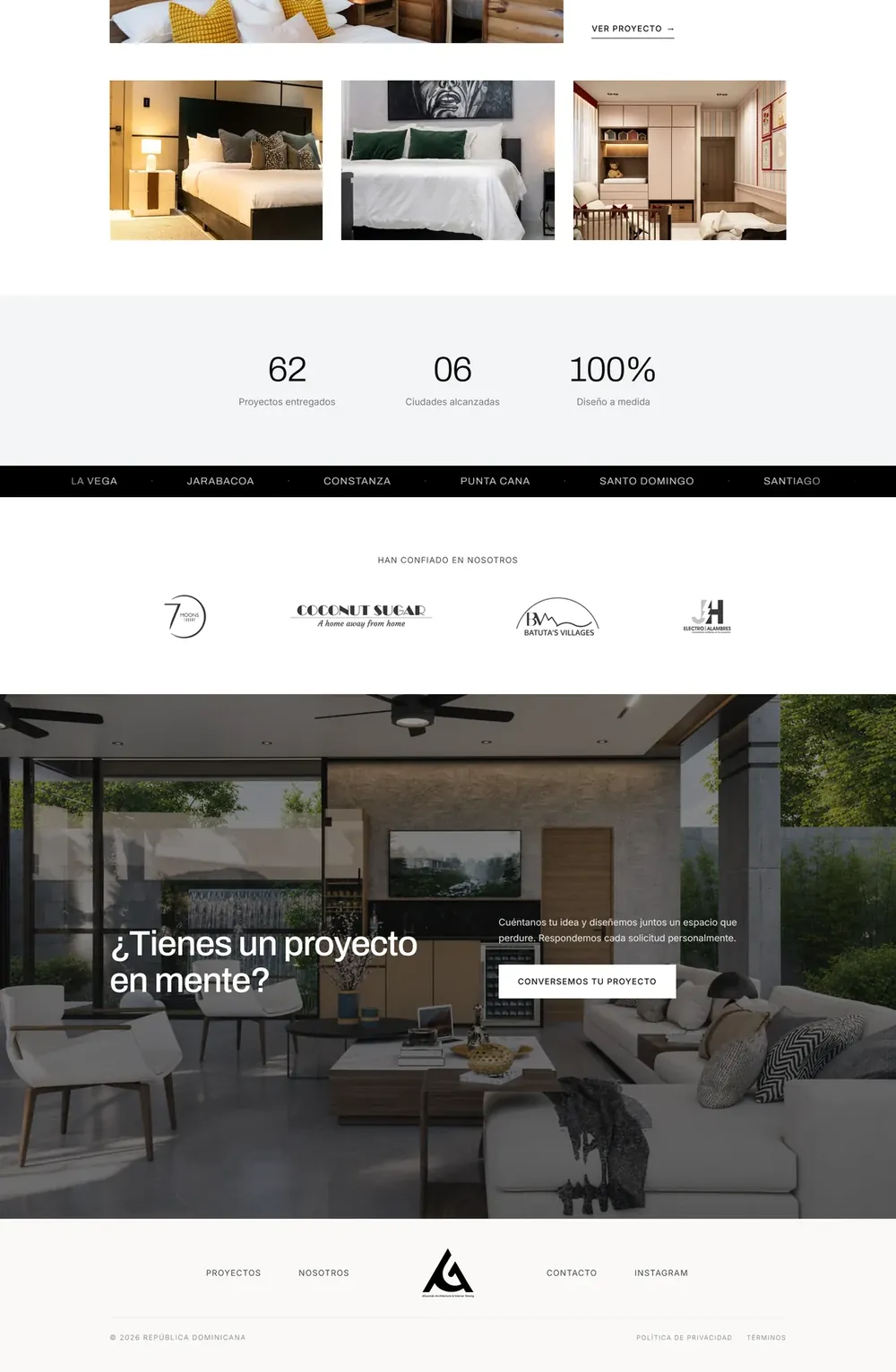 A. Guzman Studio, Página principal (parte 2)