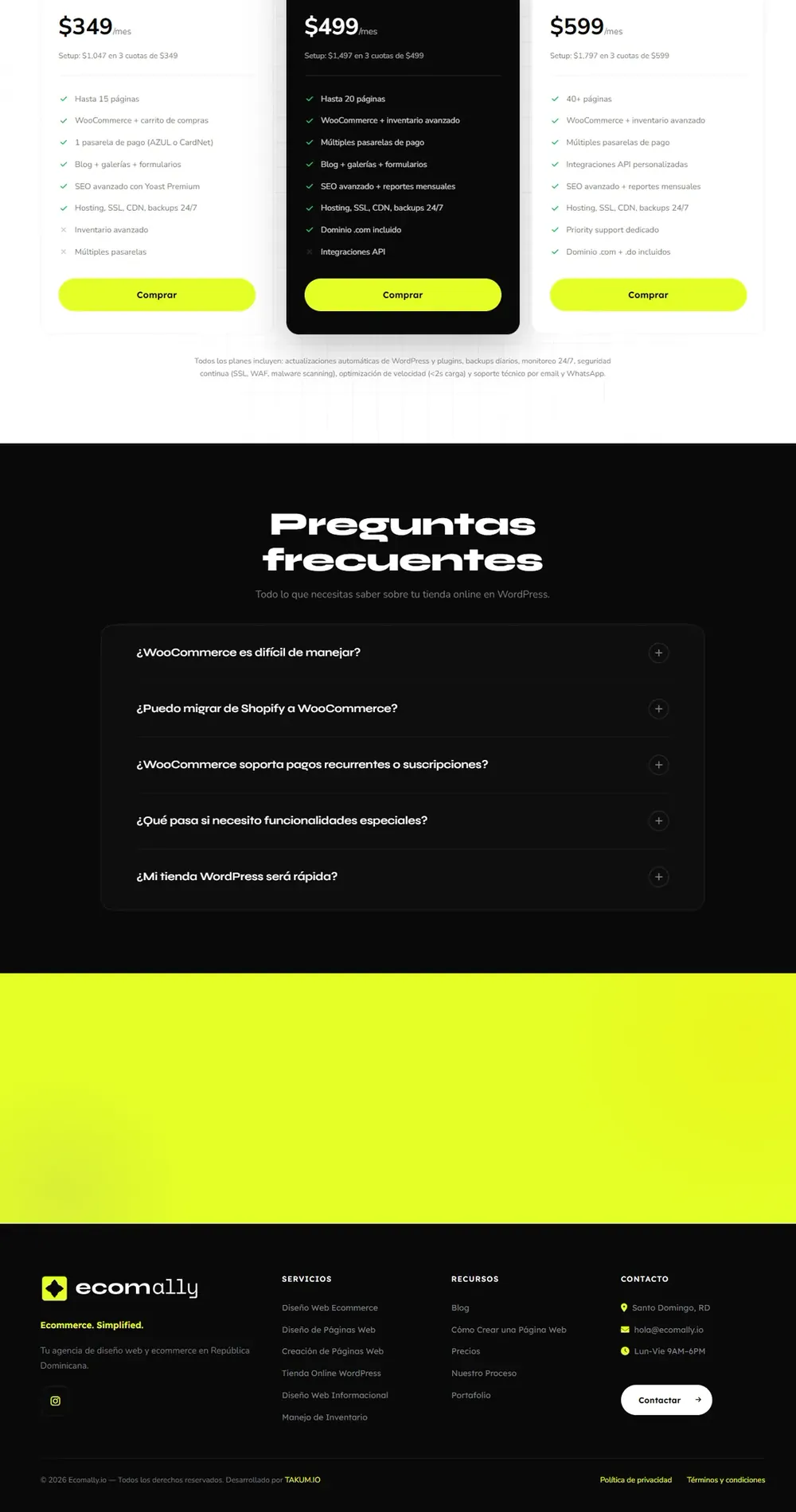 Ecomally, E-commerce WordPress (parte 3)