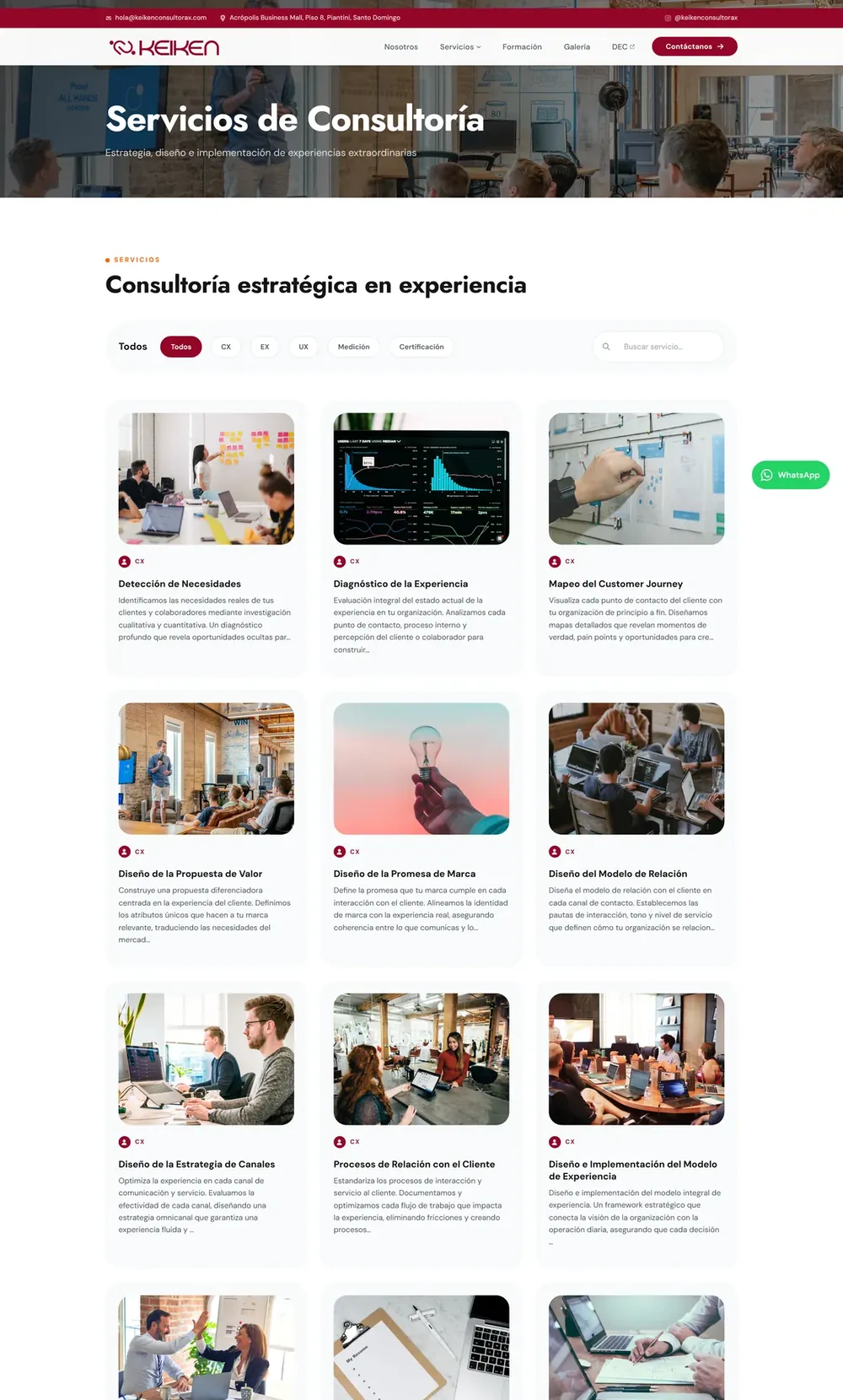 Keiken Consultorax, Servicios de consultoría (parte 1)