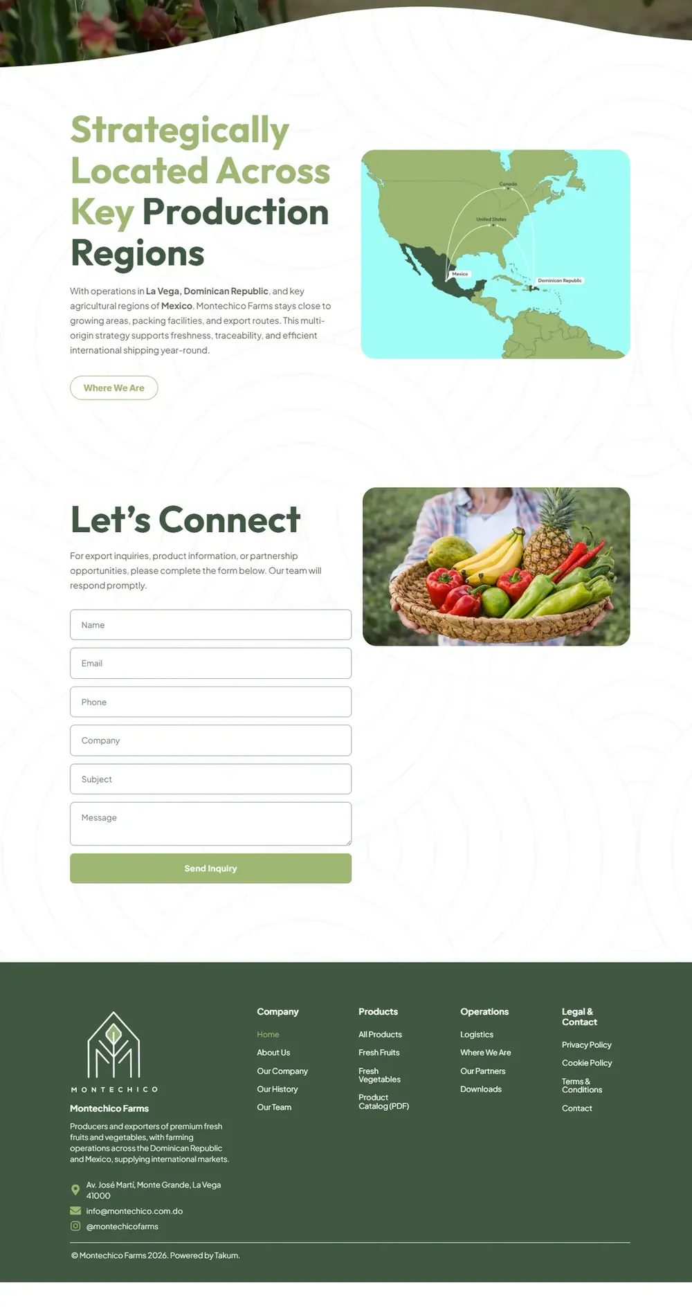 Montechico Farms, Página principal (parte 3)
