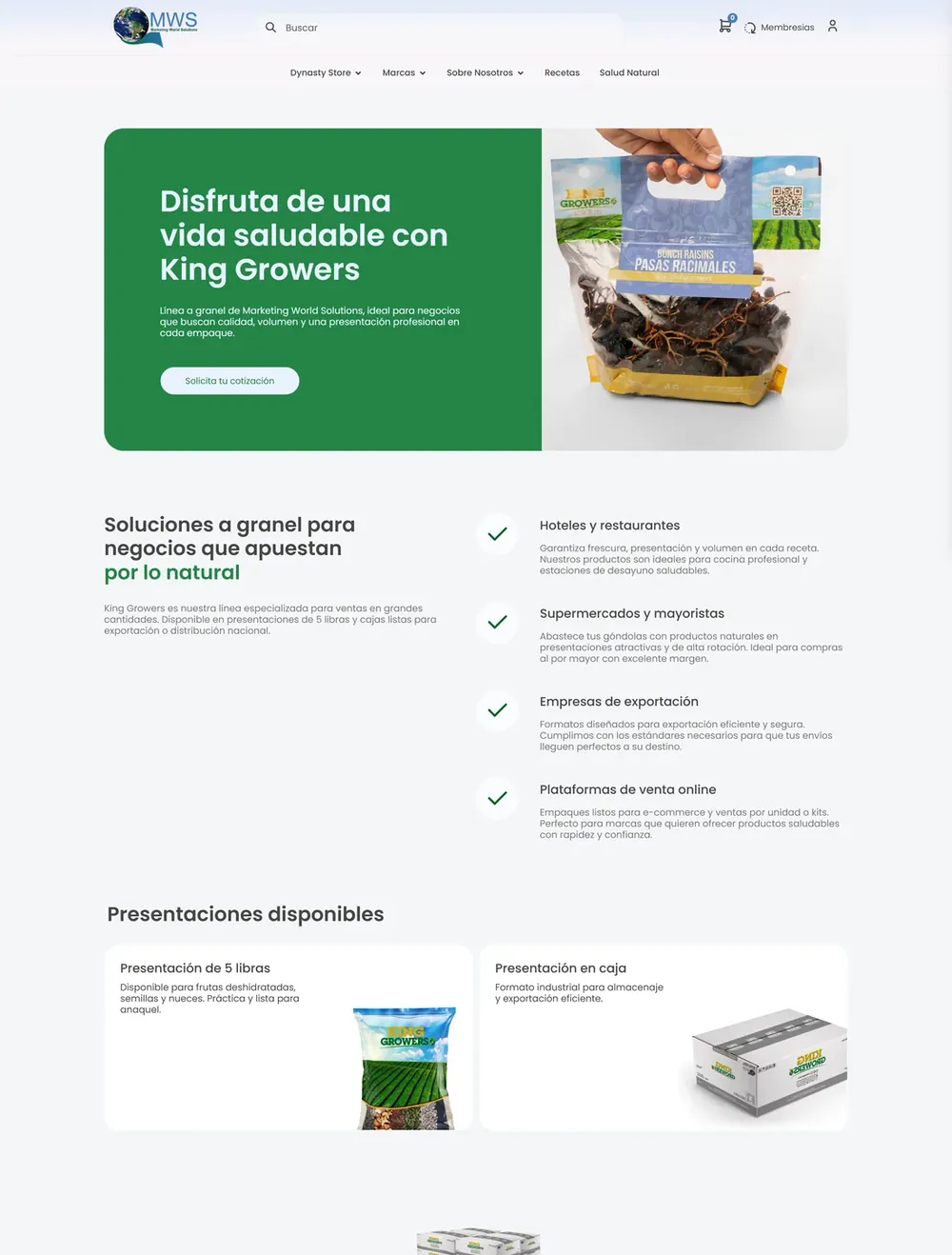 MWS, Marca King Growers (parte 1)