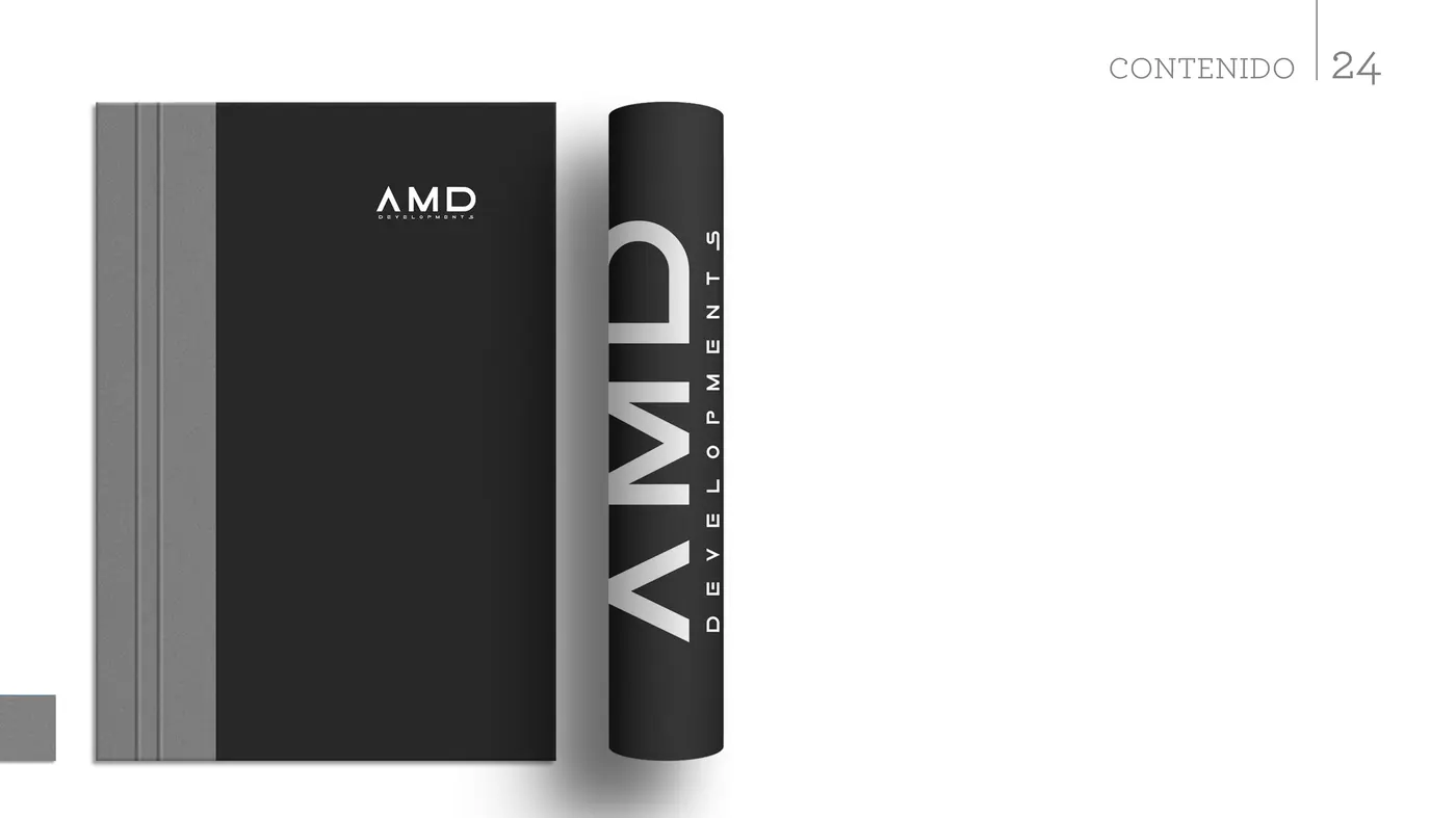 AMD Developments, lámina 1 del manual de marca