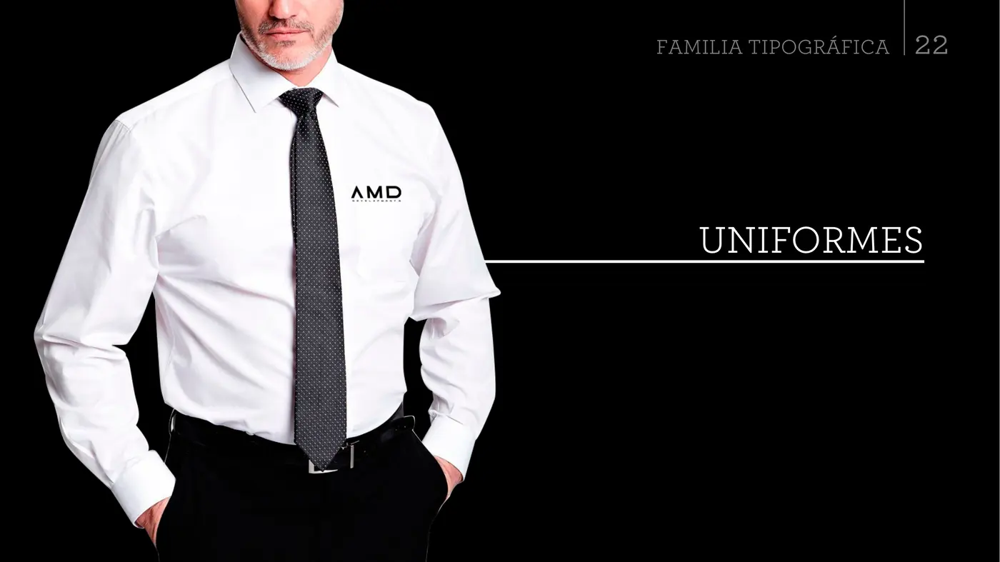 AMD Developments, lámina 5 del manual de marca