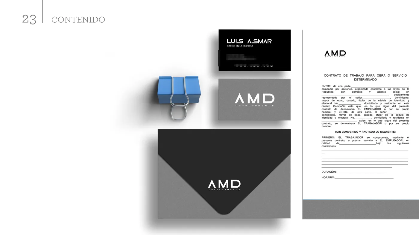 AMD Developments, lámina 6 del manual de marca