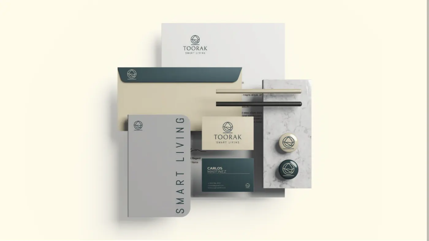 Toorak Smart Living, lámina 1 del manual de marca